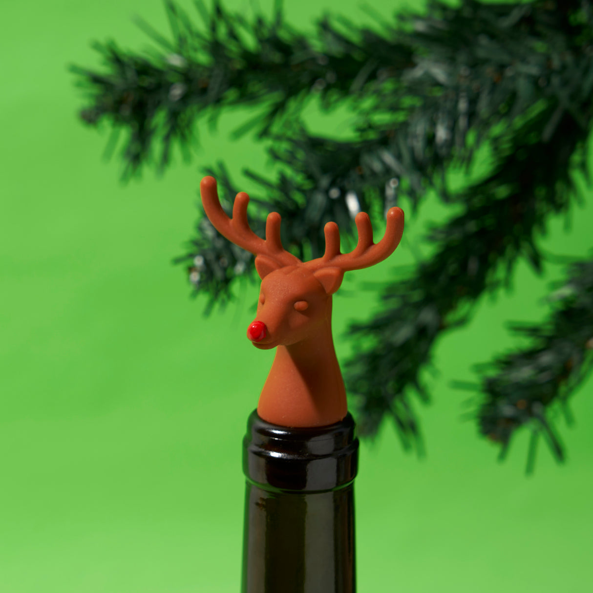 TrueZoo Reindeer Silicone Bottle Stopper