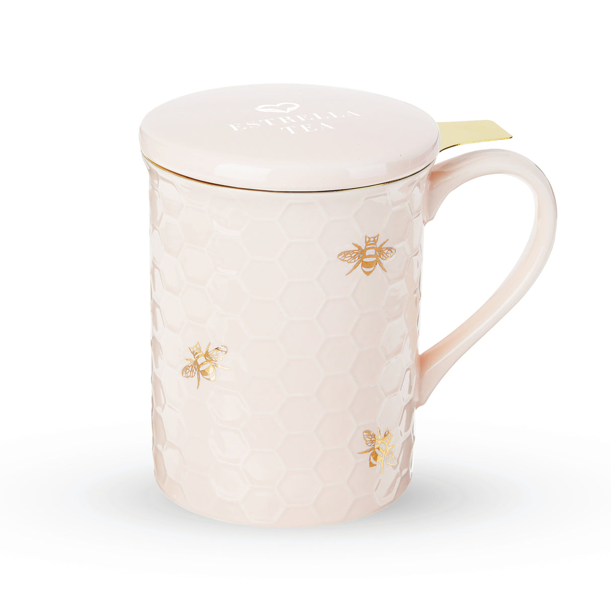 Annette Honeycomb Ceramic Tea Infuser Mug