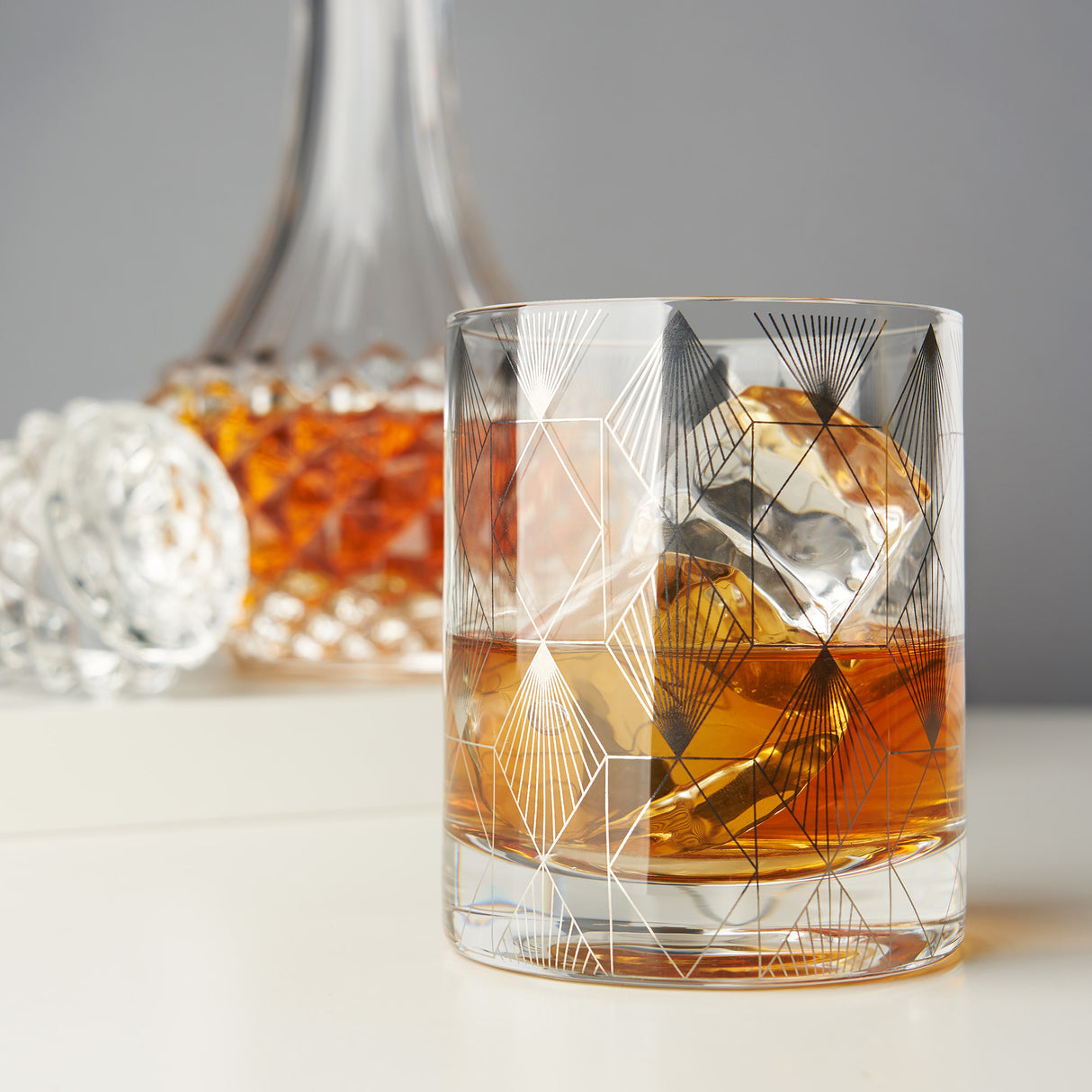 Deco Crystal Tumbler, Bulk