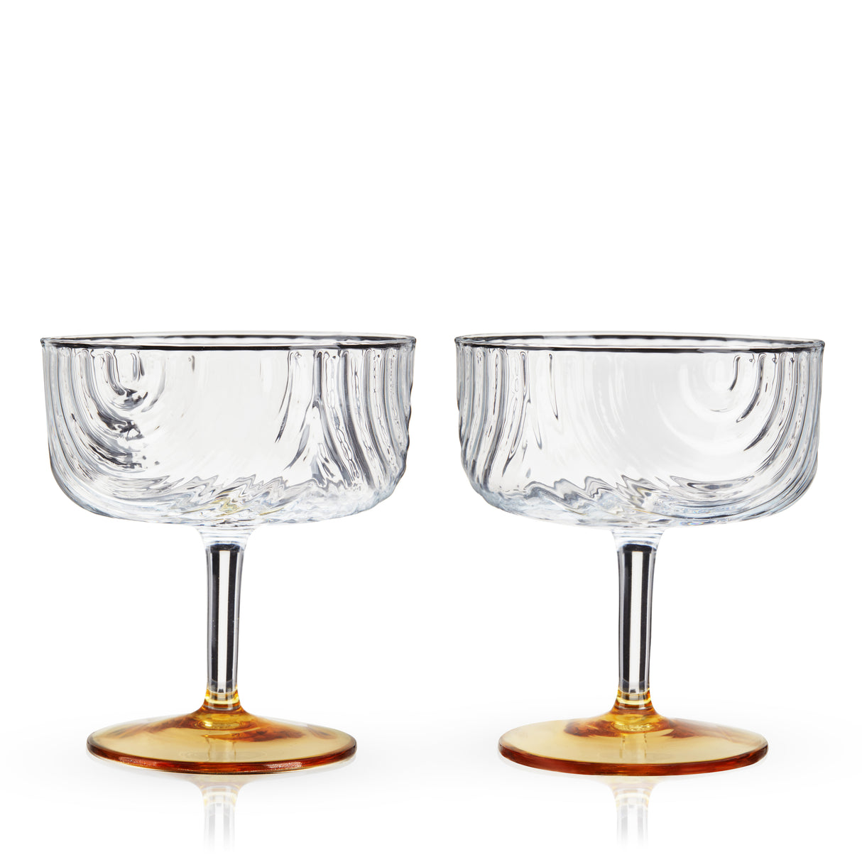 Deco Gatsby Coupes, Set of 2