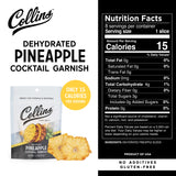 Dehydrated Pineapple Cocktail Garnish, 1.3 oz