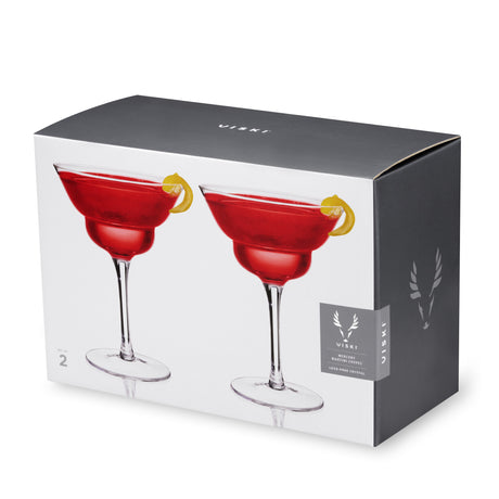 Mercury Crystal Martini Coupes, Set of 2