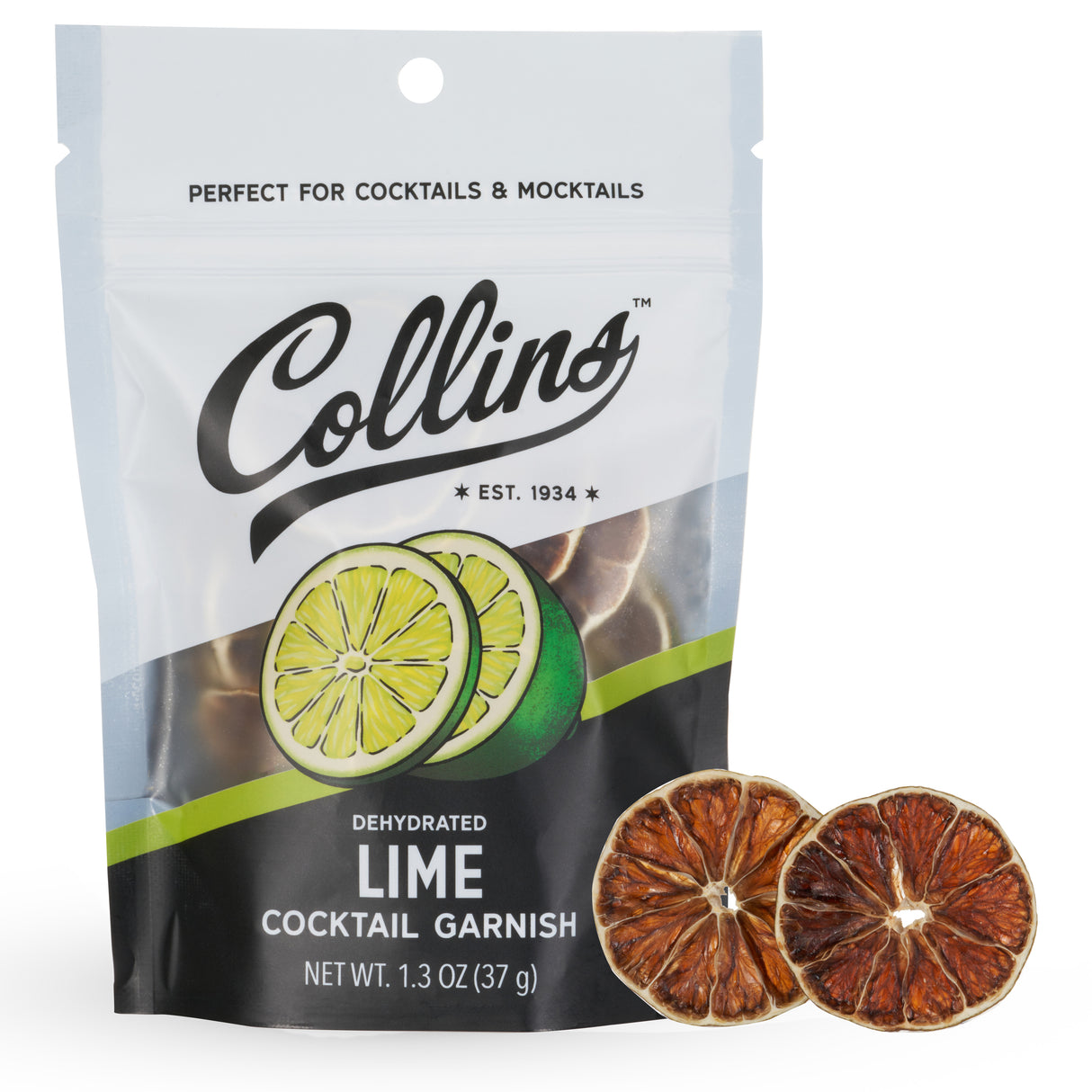 Dehydrated Lime Cocktail Garnish, 1.3 oz