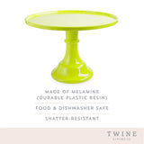 Melamine Cake Stand in Green