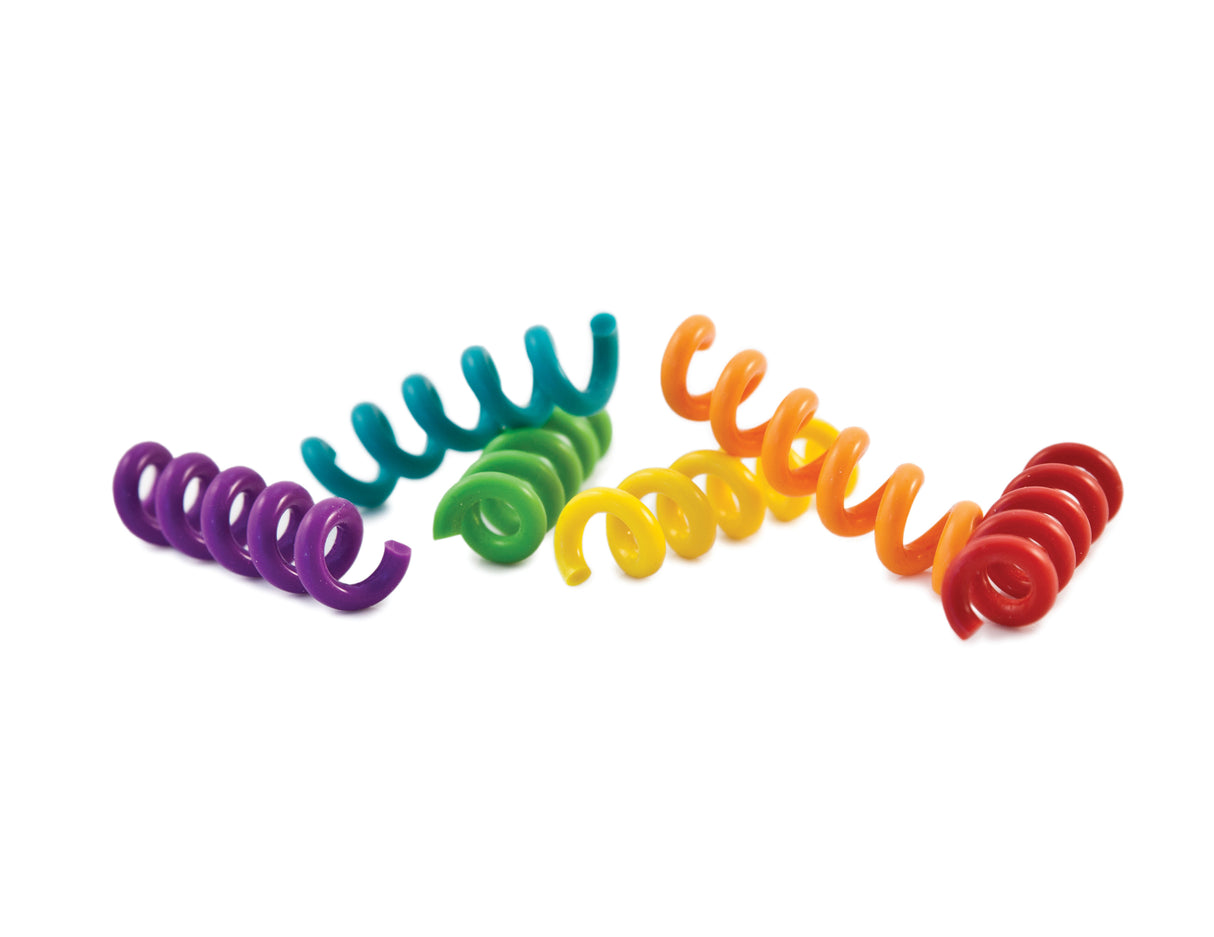 Stem Springs Silicone Wine Charms, Set of 6