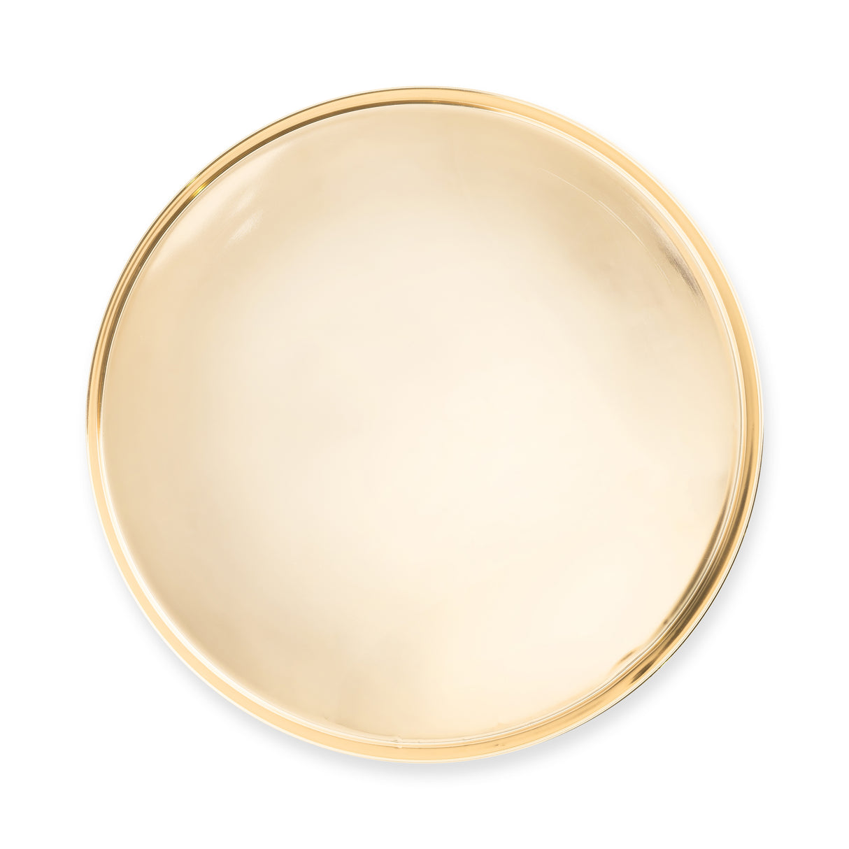 Belmont Round Serving Tray in Gold