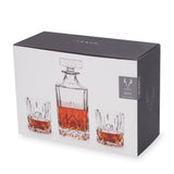 Admiral Crystal 3-Piece Decanter & Tumbler Set