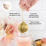 Small Tea Infuser Ball in Gold