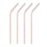 Summit Cocktail Straws in Copper, Set of 4