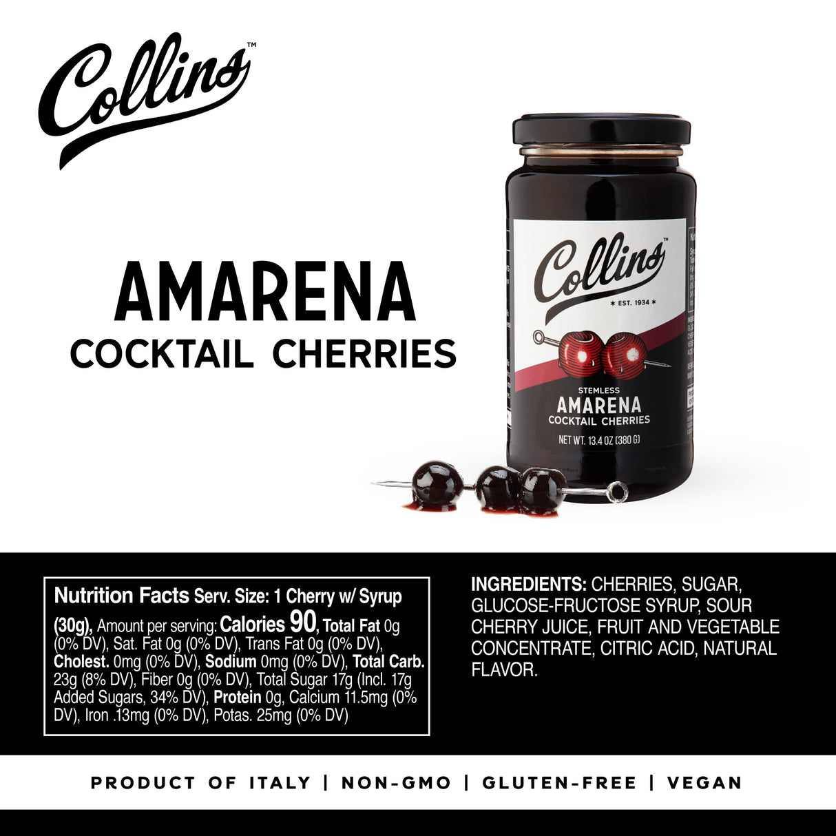 Amarena Cherries, 13.4 oz