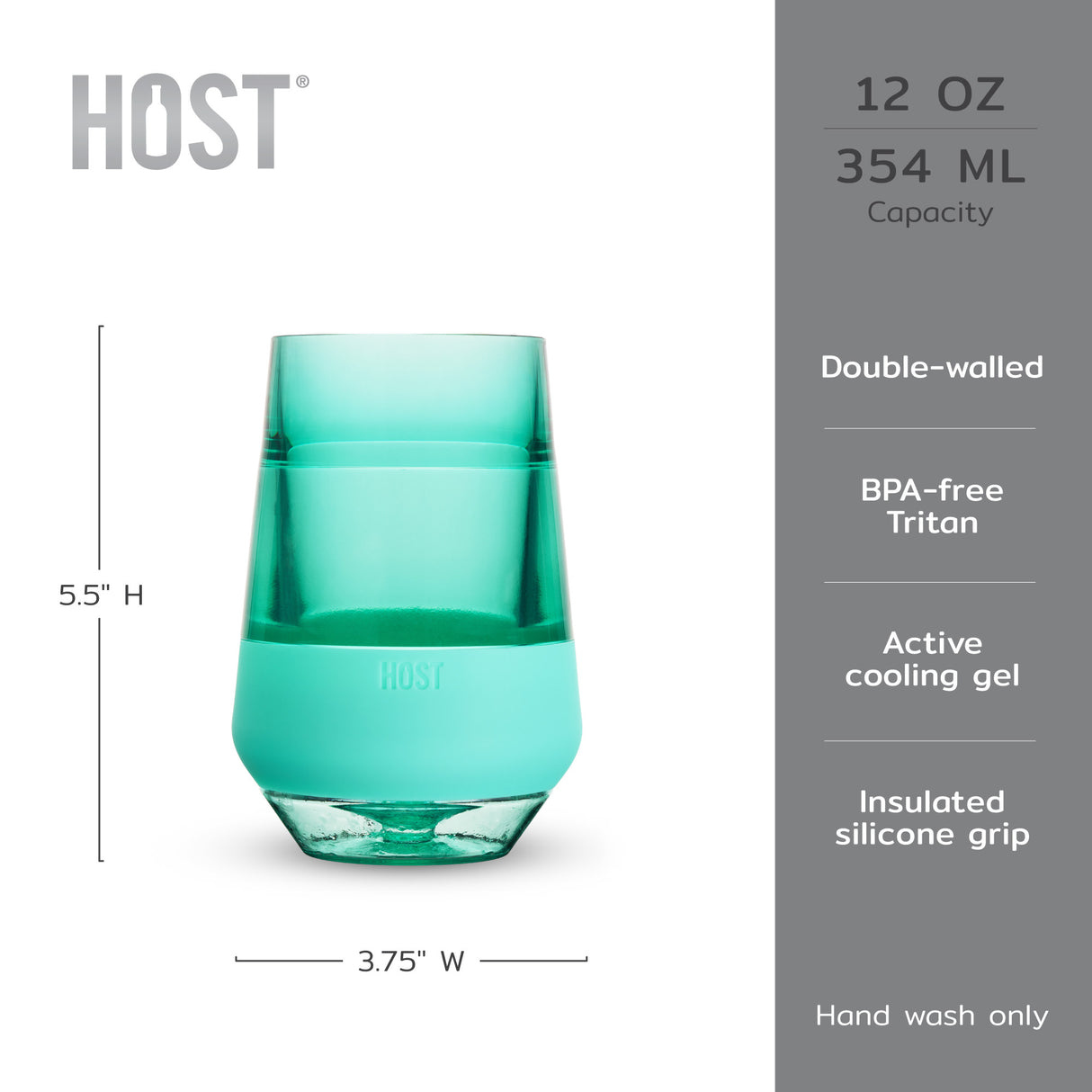 Wine FREEZE XL Cooling Cup in Vivid Colors, CDU 12ct