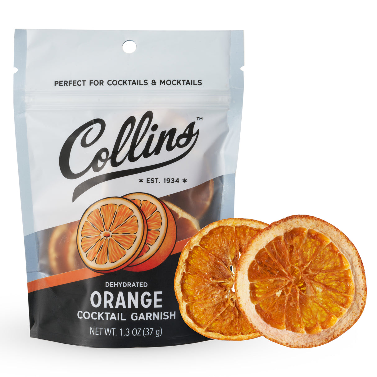 Dehydrated Orange Cocktail Garnish, 1.3 oz