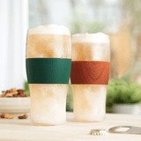 Beer FREEZE Cooling Cup in Green, Set of 2