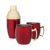 Moscow Mule Mug & Shaker Gift Set in Red