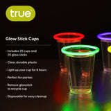 Glow Stick Cups, Set of 20