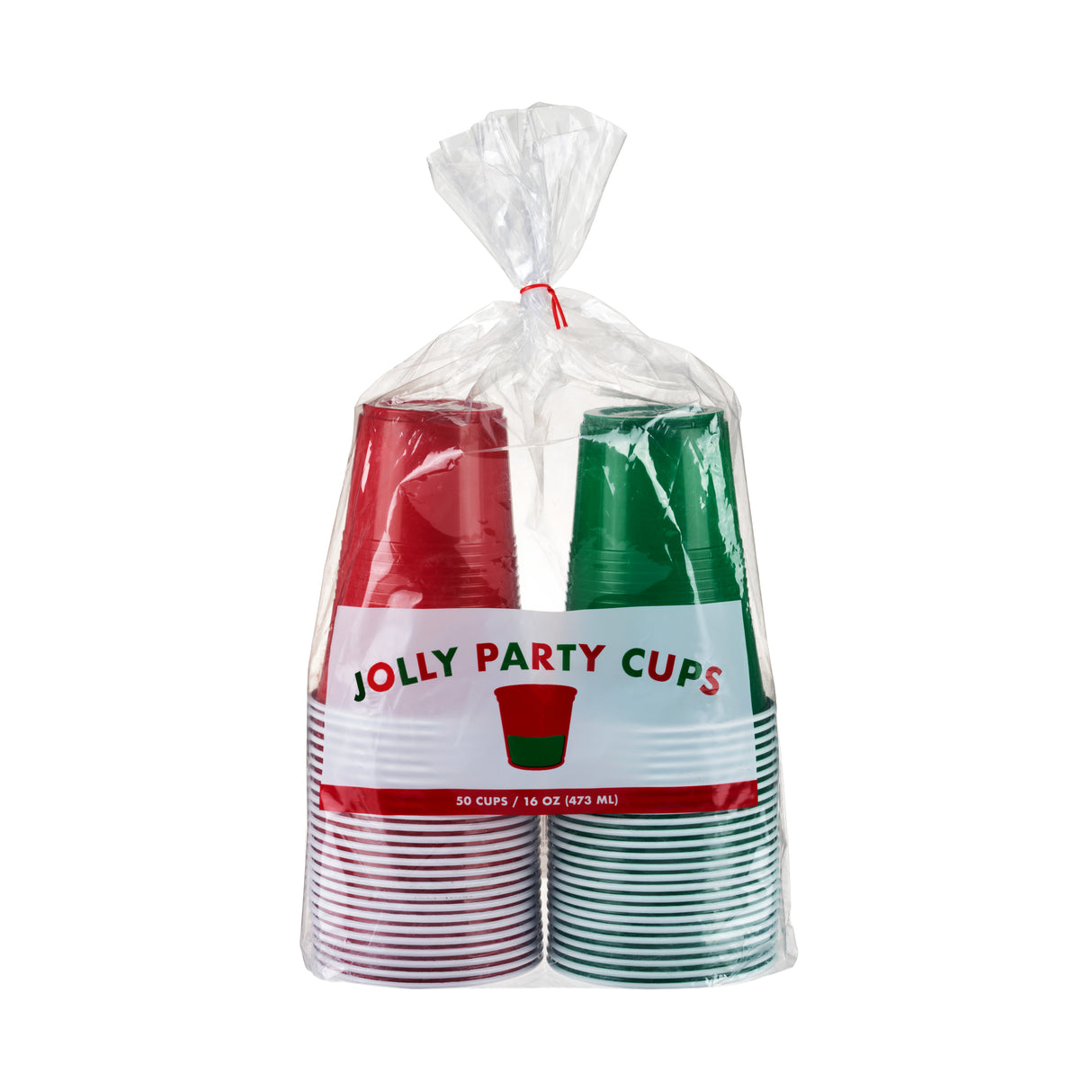 Party 12 oz Jolly Party Cups, Set of 50