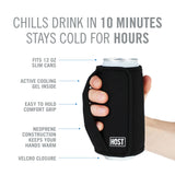 Insta-Chill Slim Can Sleeve in Black