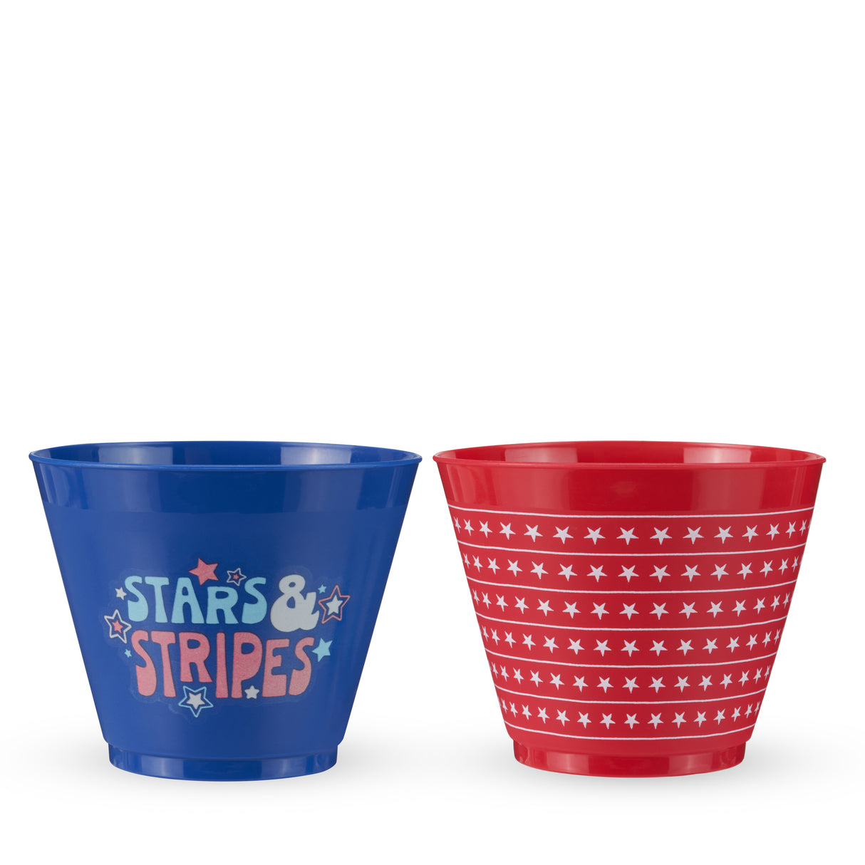 Stars and Stripes Frosted Cups, Set of 12