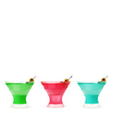 Martini FREEZE Cooling Cup in Assorted Vivid Colors, CDU 6ct