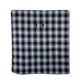 Dine Picnic Blanket in Black Plaid