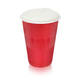 Party 16 oz Plastic Cups in Red, 24ct