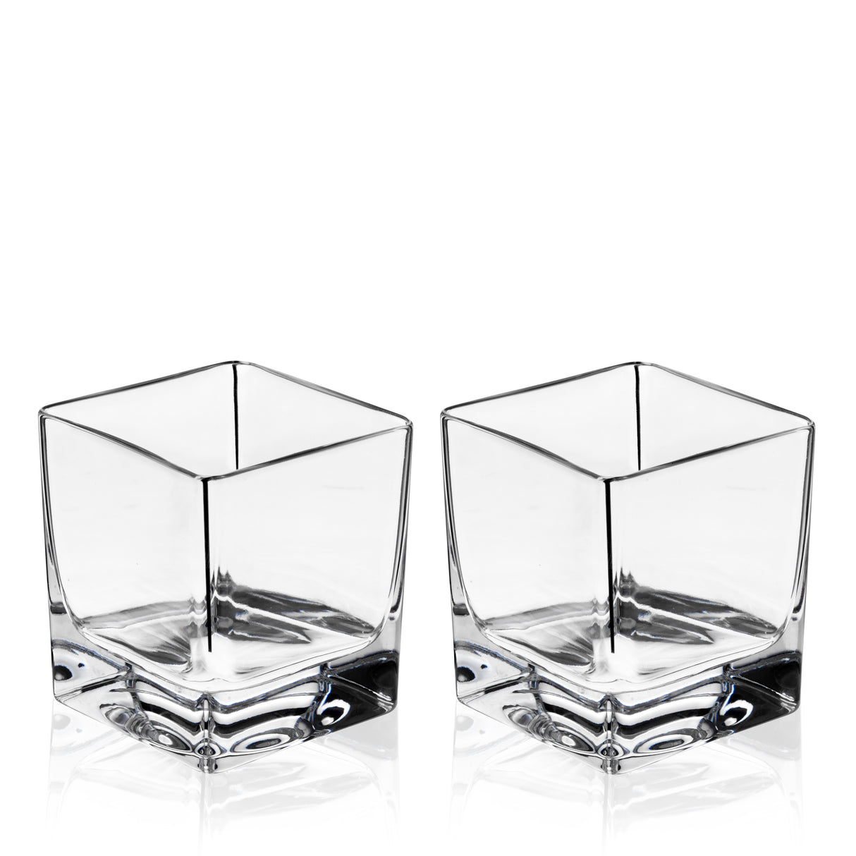 Braque Crystal Rocks Glasses, Set of 2