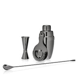 Warren 4-Piece Barware Set in Gunmetal