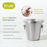 Savor Stainless Steel Wine Tasting Dumb Bucket, Bulk