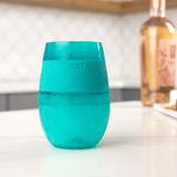 Wine FREEZE Cooling Cup in Tinted Green