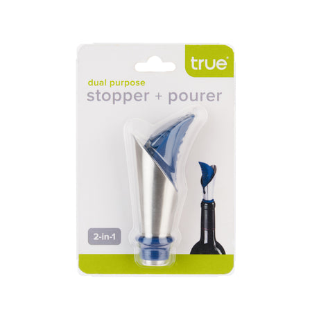 Duo Bottle Stopper and Pourer in Assorted Colors