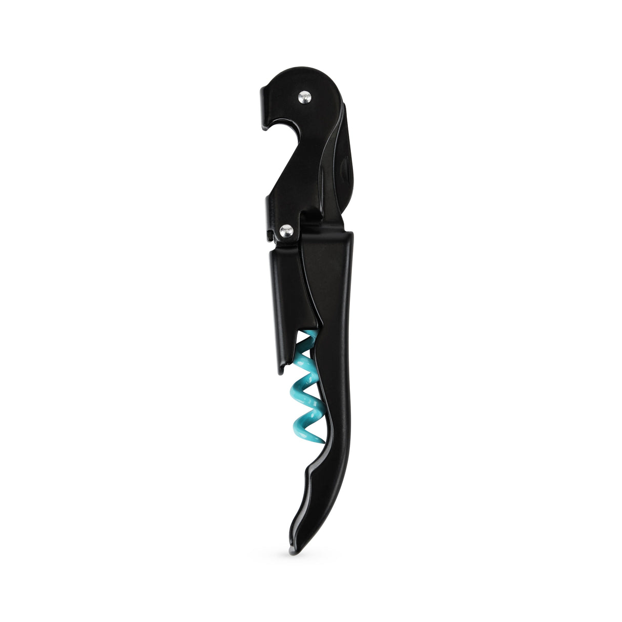 Truetap Waiter's Corkscrew in Matte Black & Blue