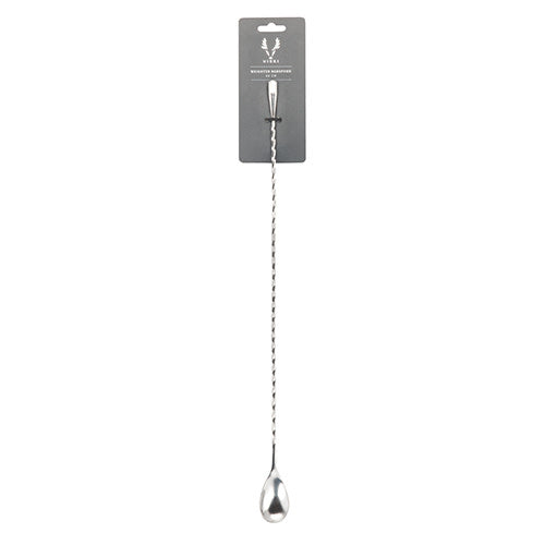 Harrison Weighted Bar Spoon in Stainless Steel