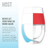 Wine FREEZE Cooling Cup in Red Glitter