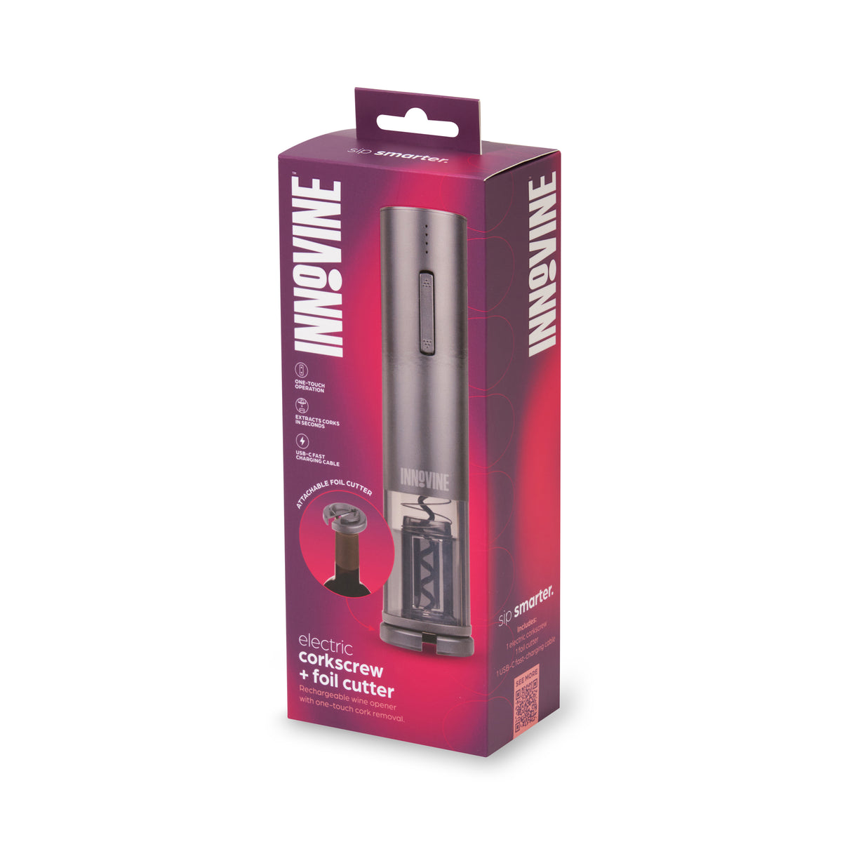 Electric Corkscrew with Foil Cutter