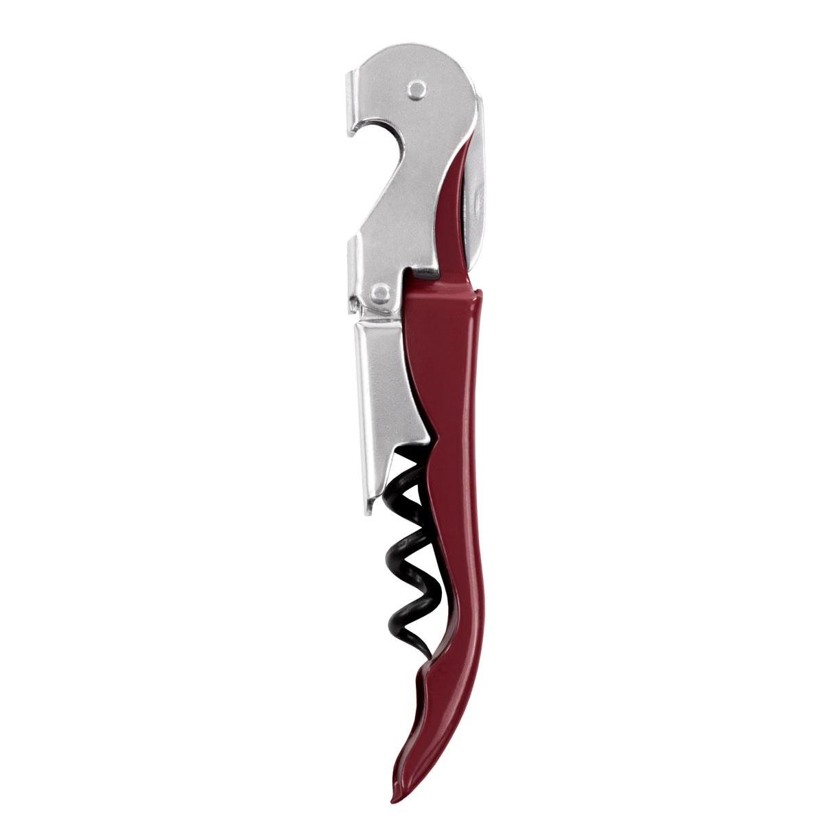 Pulltap Double-Hinged Corkscrew in Burgundy, Bulk