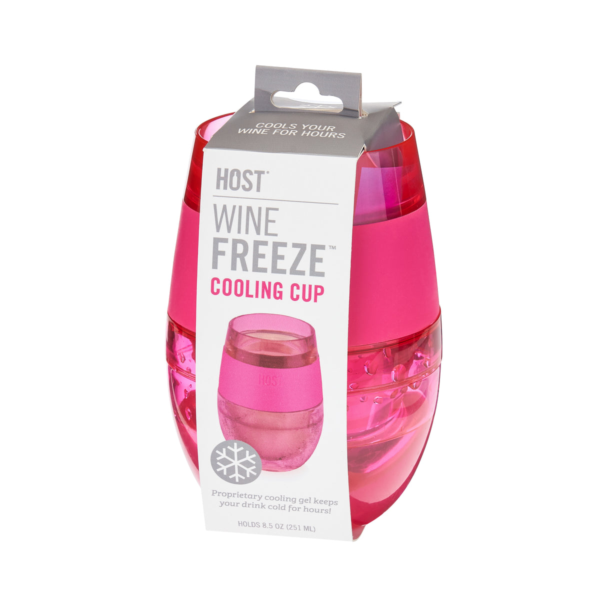 Wine FREEZE Cooling Cup in Tinted Magenta