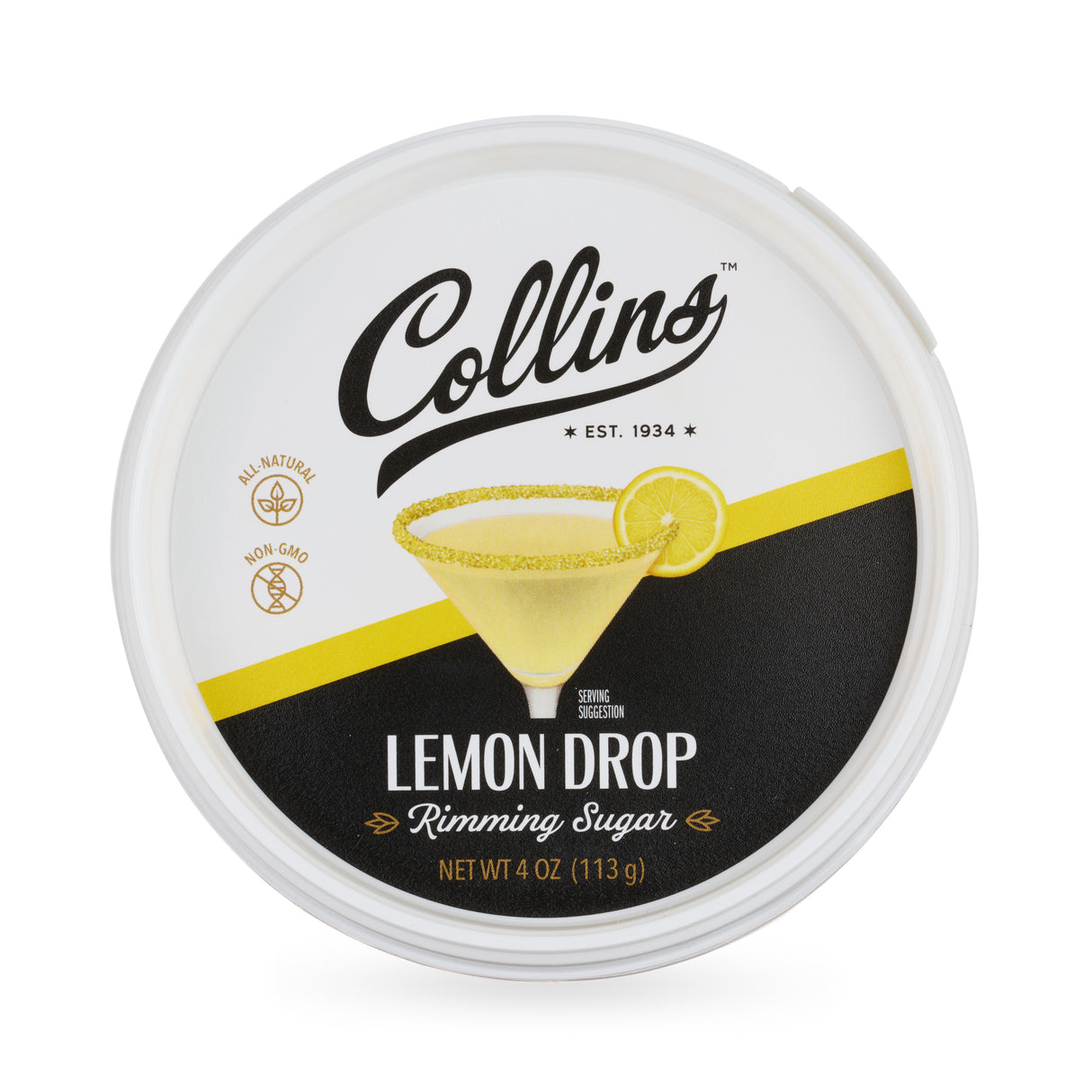 Lemon Drop Rimming Sugar, 4 oz