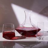 Seneca Crystal Faceted Wine Decanter