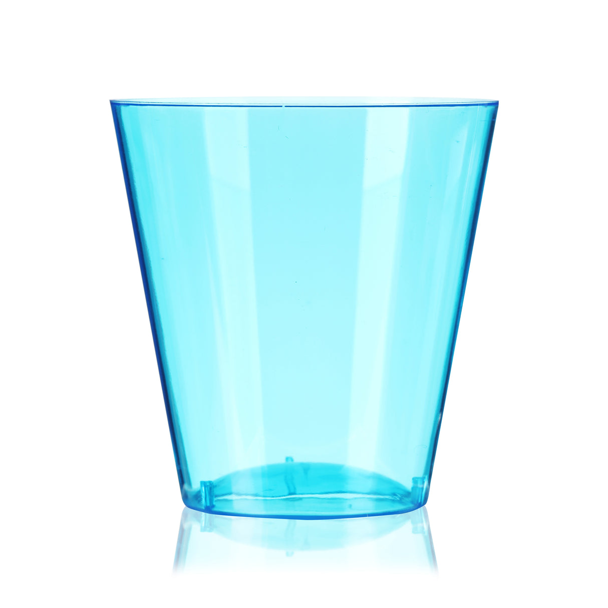 Party 2 oz Plastic Shot Glasses in Blue, Set of 60