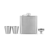 Fiasco 8 oz Stainless Steel Flask & 1 oz Shot Glass Set