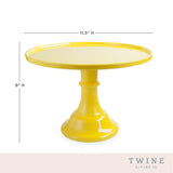 Melamine Cake Stand in Yellow