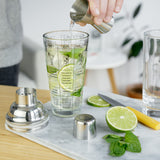 Glass Recipe Cocktail Shaker