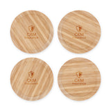 Topper Natural Bamboo Appetizer Glass Toppers