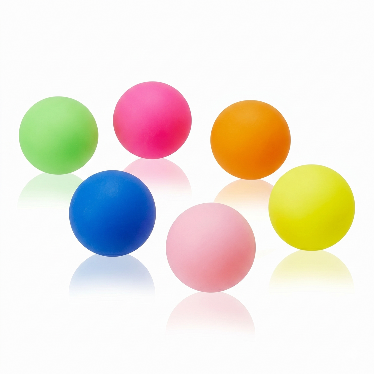 Party Beer Pong Balls in Assorted Colors, 6ct