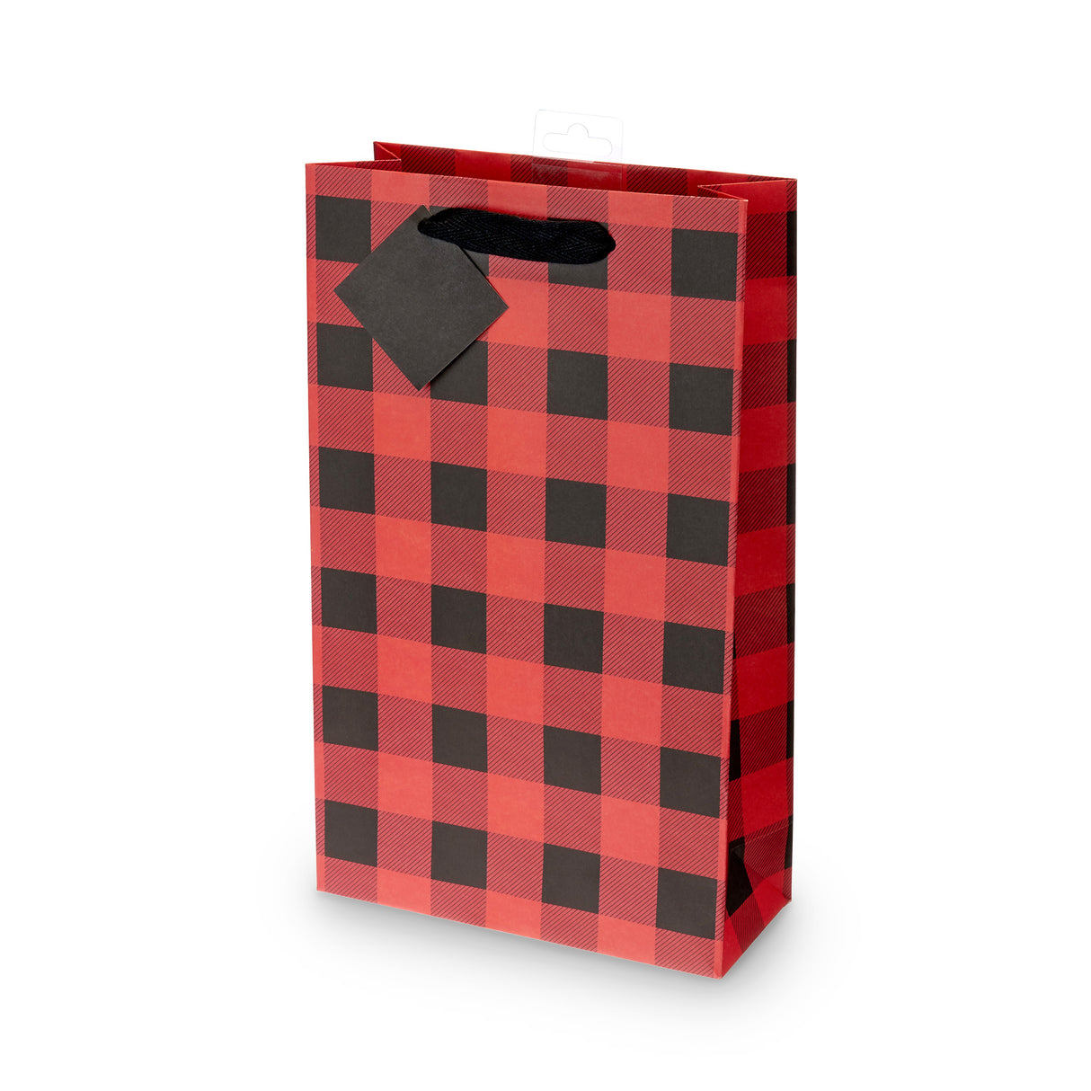 Buffalo Check Two Bottle Wine Bag