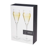 Raye Crystal Angled Prosecco Glasses, Set of 2