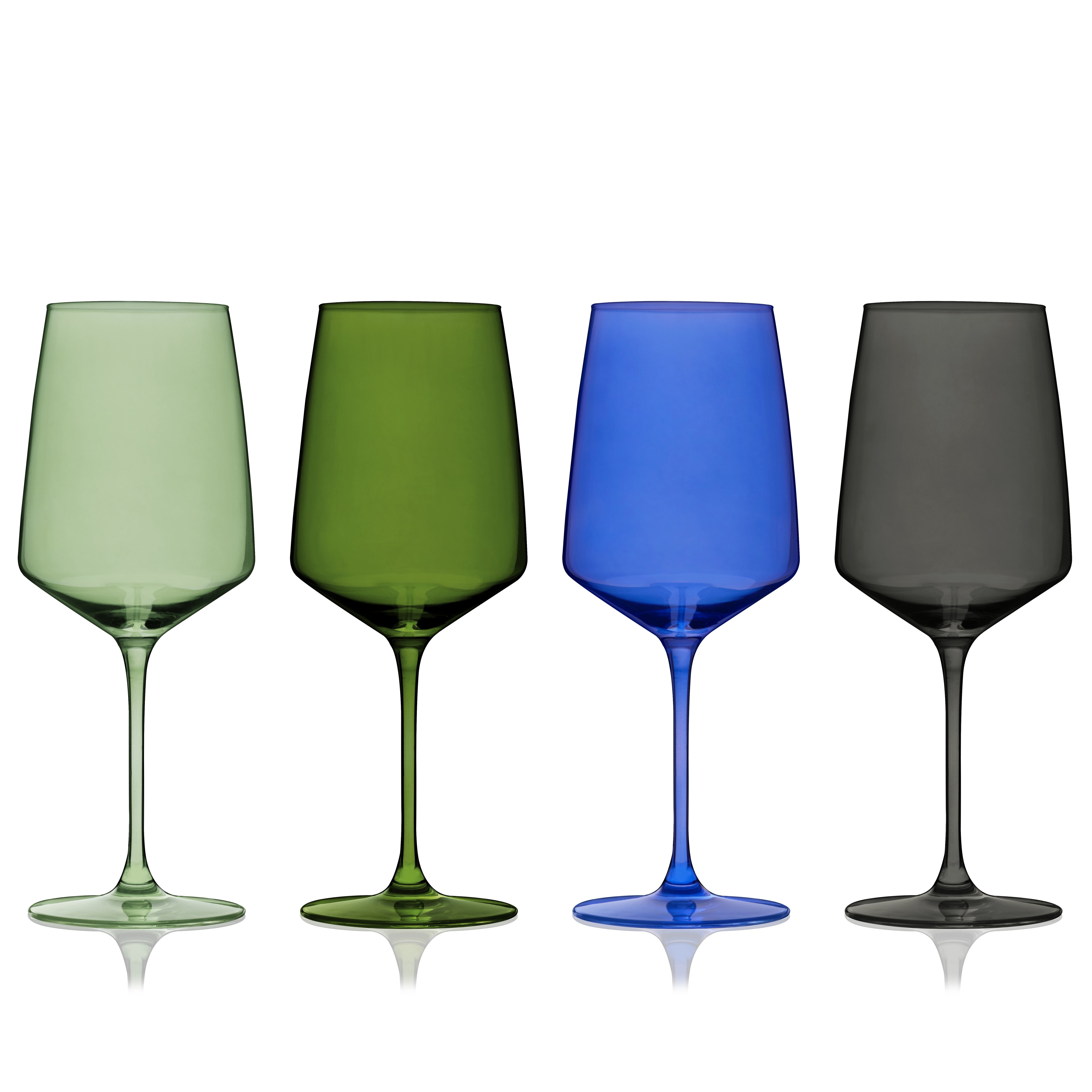 Viski Reserve Nouveau Crystal Wine Glasses - Thumbnail 3