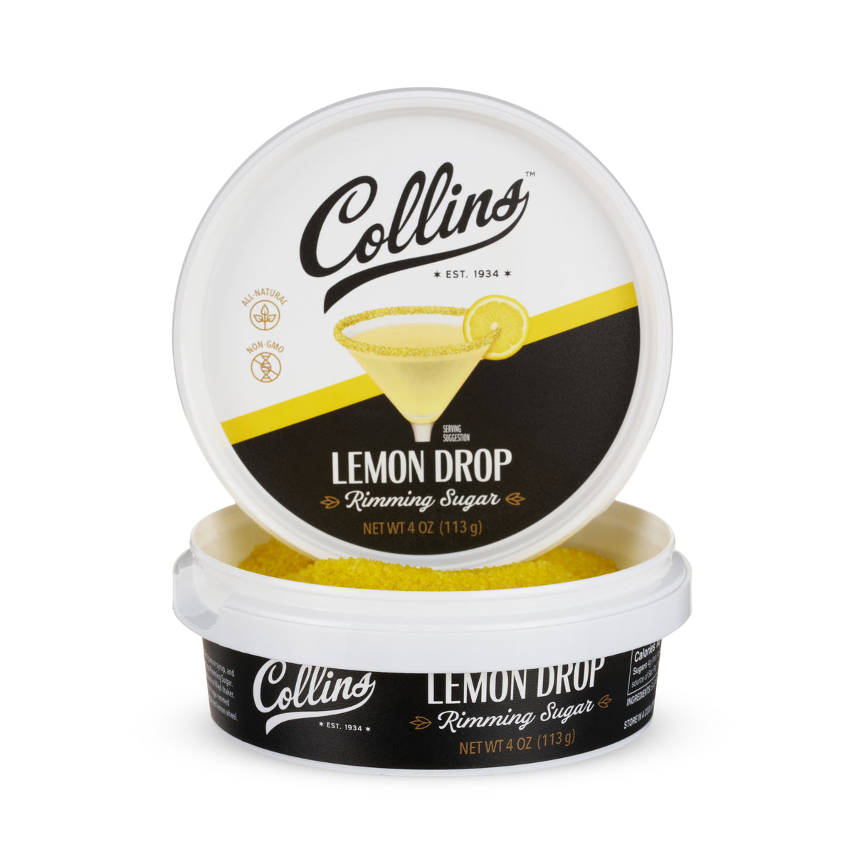 Lemon Drop Rimming Sugar, 4 oz