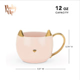 Chloe Cat Mug in Pink