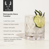 Deco Crystal Tumbler, Bulk